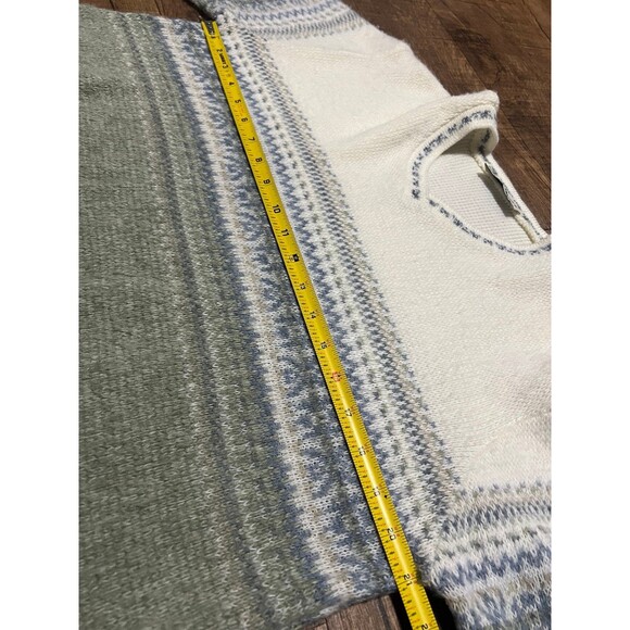 Vintage Sweater Project winter stripes sweater - Picture 3 of 5